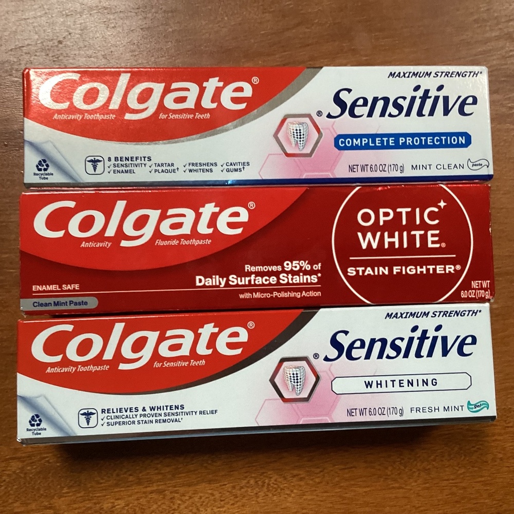 Oral Care Colgate Toothpaste Bundle New Sealed